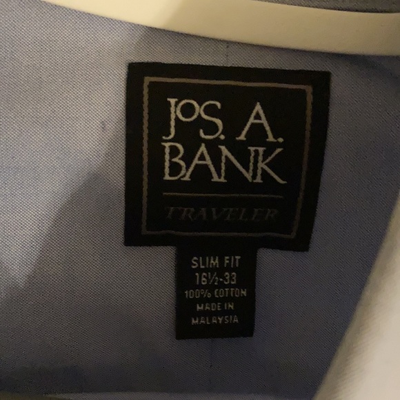 Jos.A.Bank Light Blue dress shirt - Picture 3 of 4